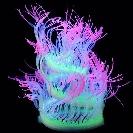 Silicone Sea Anemone Aquarium Decor