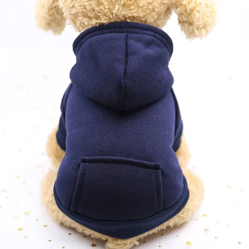 Dog Clothing, Two-Feet Hooded Sweater