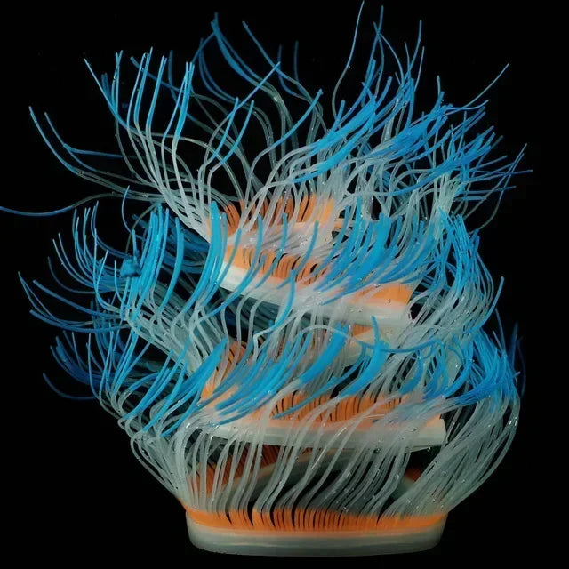 Silicone Sea Anemone Aquarium Decor