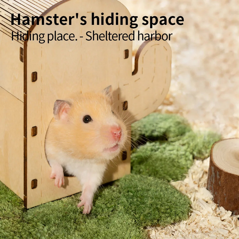 Wooden Hamster House