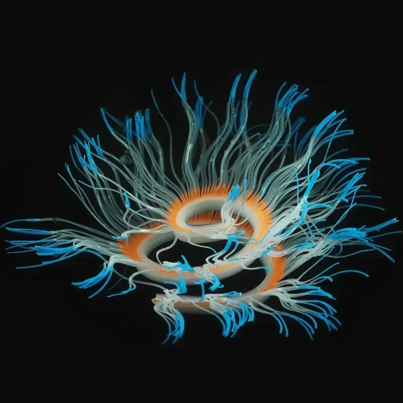 Silicone Sea Anemone Aquarium Decor