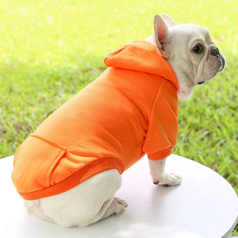 Dog Clothing, Two-Feet Hooded Sweater