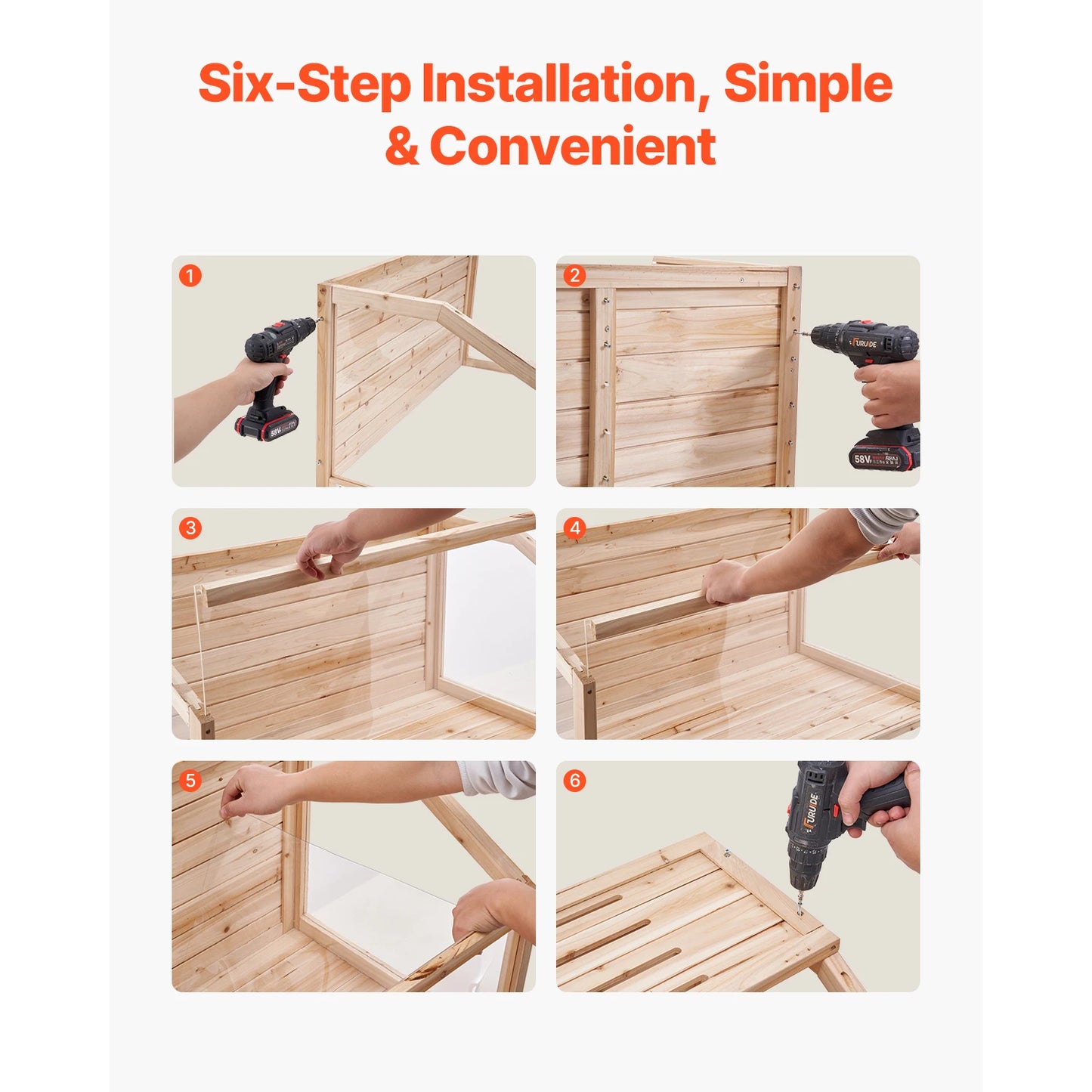 Wooden Gerbil Habitat with Openable Top