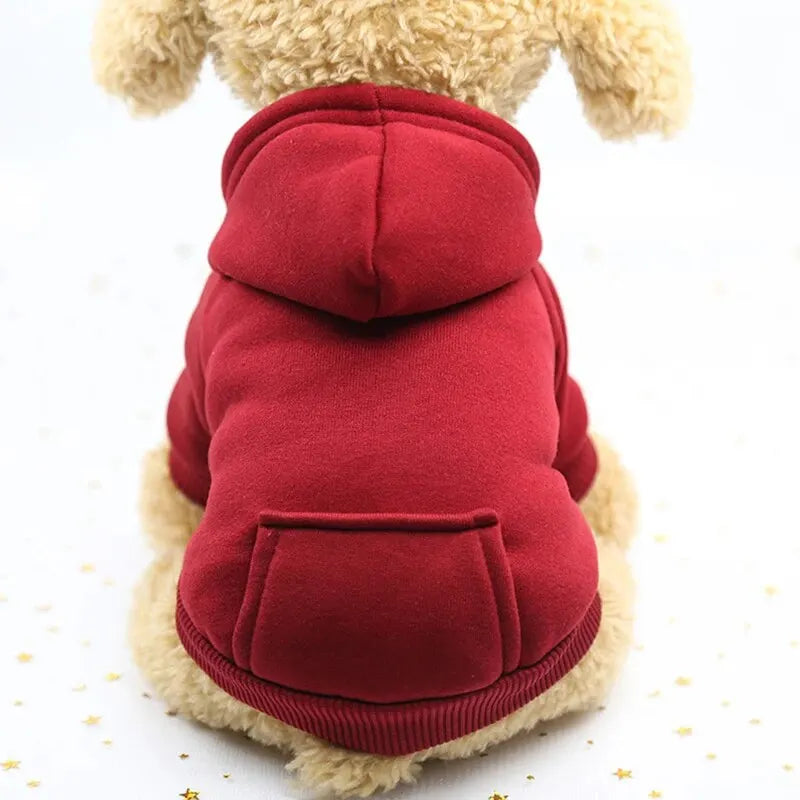 Dog Clothing, Two-Feet Hooded Sweater