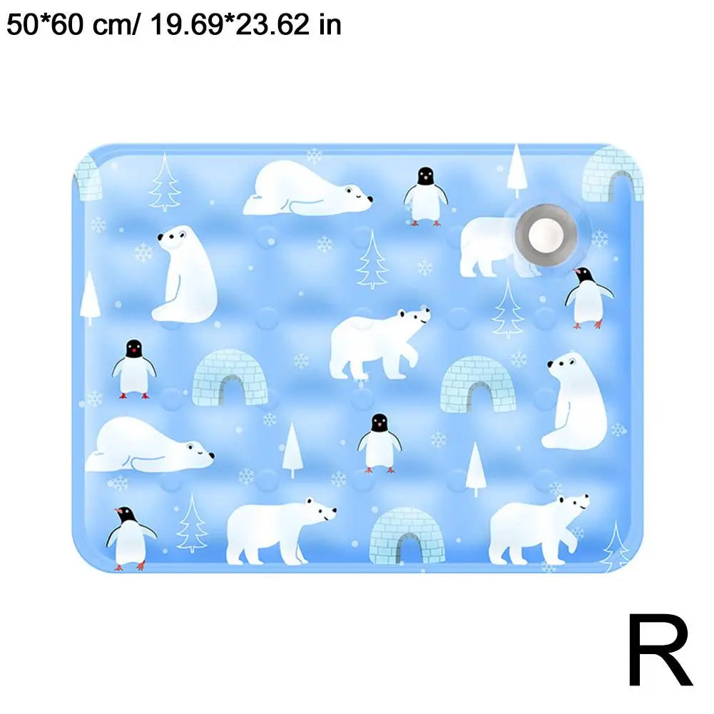Cooling Pad Ice Mat Summer Pet Dry Ice Crystal Powder Water Injection Dog Cat Cool Mat Pet Summer Supplies