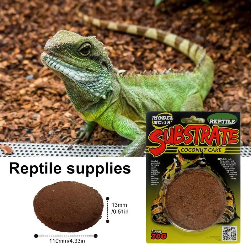 Compressed Coco Substrate Bedding For Reptiles