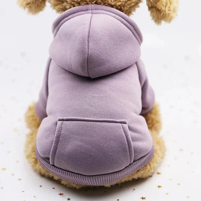 Dog Clothing, Two-Feet Hooded Sweater