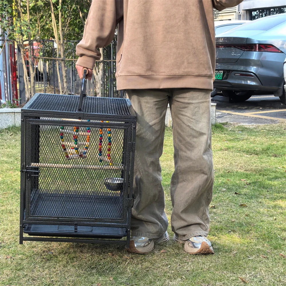 Heavy Duty Travel Carrier Bird Cage