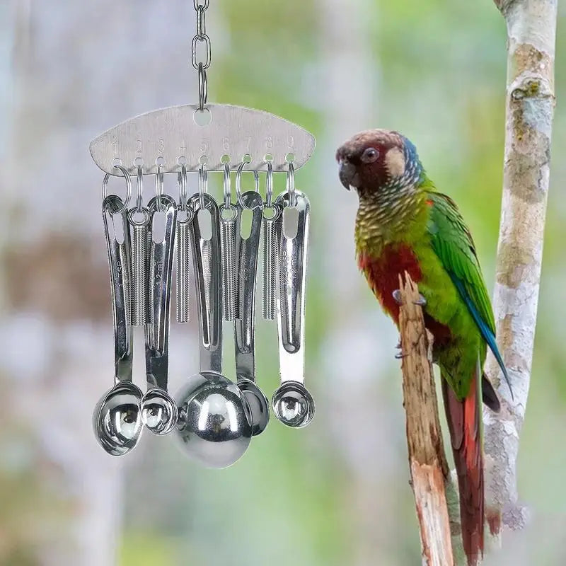 Hanging Stainless Steel Pet Bird Toy